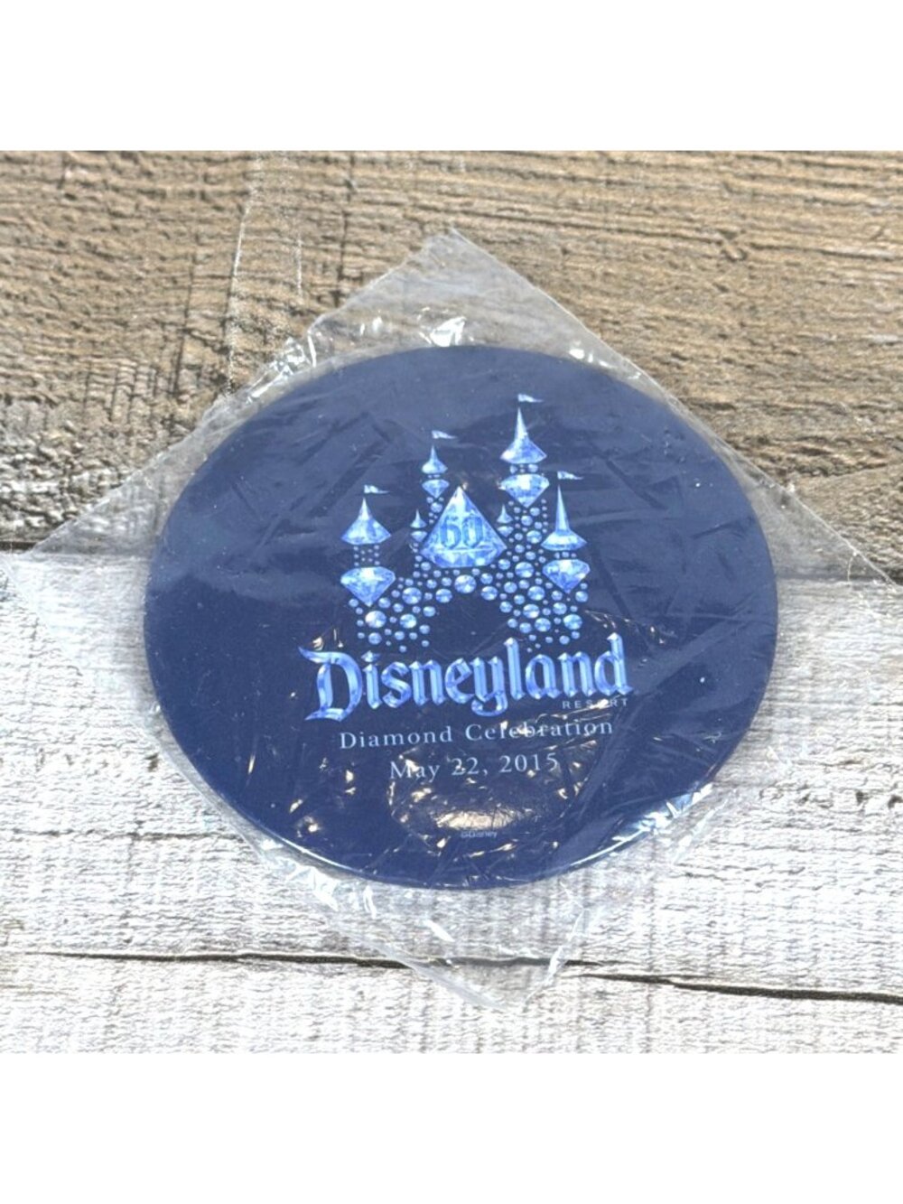 Vintage Disneyland Disney Lot Set Blue Diamond 60th Magnet Goofy Button Keychain - Picture 4 of 13